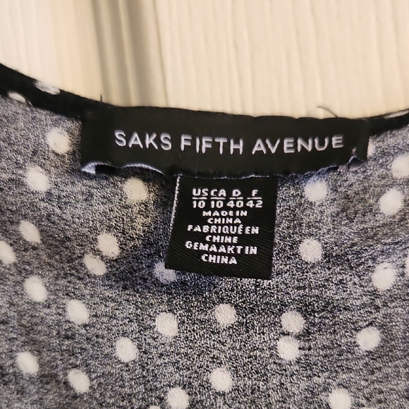 B&W V-Neck Sundress for Wedding Guest - Picture 5 of 7